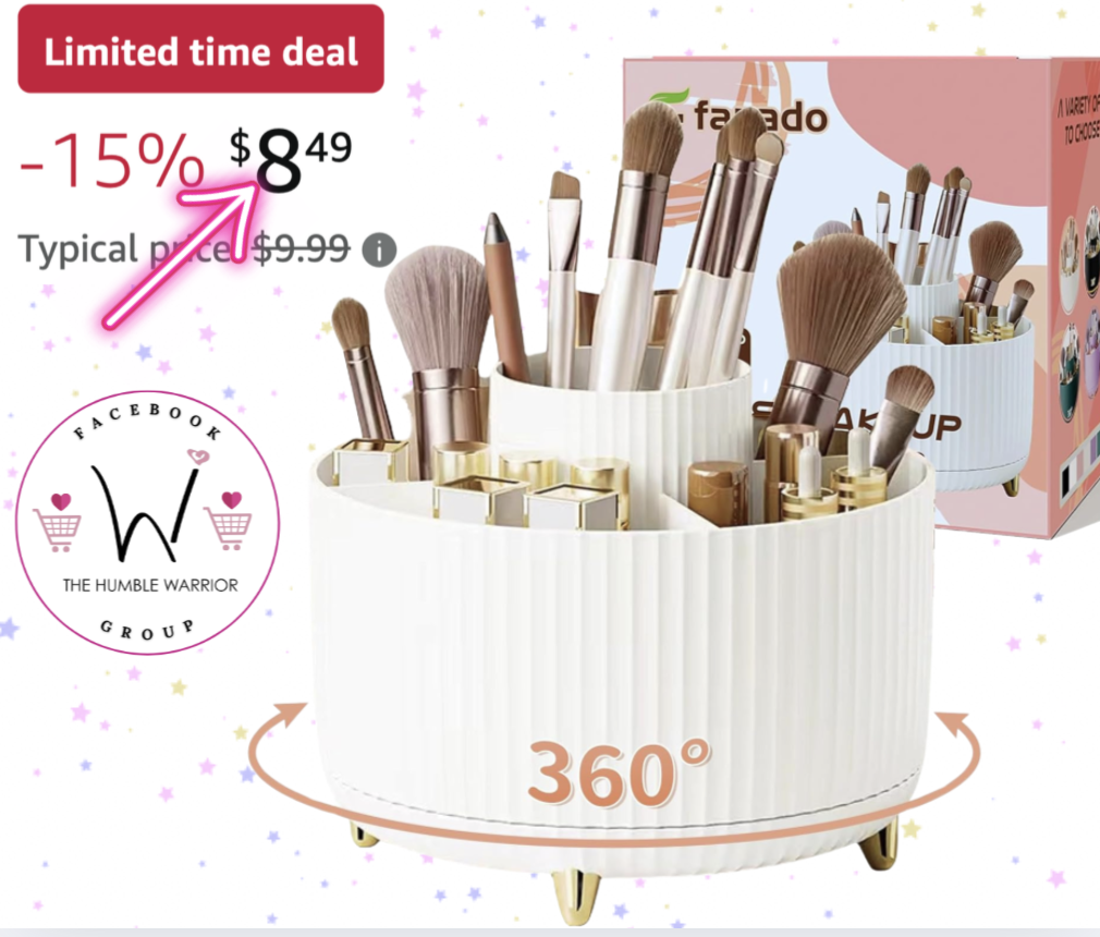 Rotating Makeup Organizer!